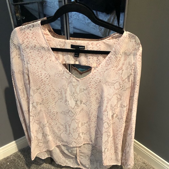 Aqua blouse - Picture 2 of 2